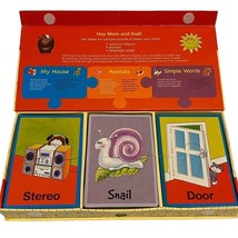 First Words Puzzle set Homeschooling Preschool Pre-K - 1st Grade Reading... - $9.60