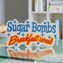 Fallout Sugar Bombs Breakfast Cereal 3D LOGO  Die Cut Waterproof - $14.69
