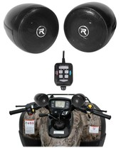 Rockville Bluetooth ATV Audio System w/ Handlebar Speakers For Honda Ran... - $152.99