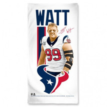 Houston Texans Towel 30x60 Beach Style JJ Watt Design - $48.49