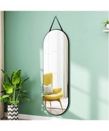 Ecentaur Full Length Mirror, Wood Hanging Wall Over The Door Mirror Long... - £36.81 GBP