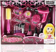 Toy Gift for Girl 3 4 5 6 7 8 9 10 11 Year Old 19 Piece Hair Styling Beauty Set! - £39.53 GBP