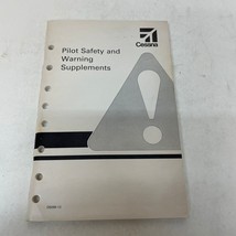 Cessna Pilot Safety And Warning Supplements Aviation History Paperback Book 1985 - £9.80 GBP