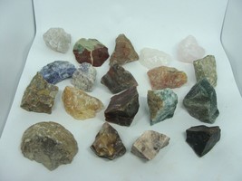 2200 Carats Rough Natural Raw Mixed Premium Tumble Stone Rocks Gem Crystal L1207 - £34.59 GBP