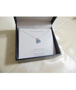 Department Store Blue Topaz (1-1/2 ct. t.w.) 18&quot; SS Pendant Necklace  BX... - £34.40 GBP