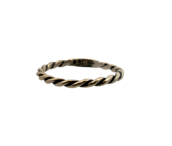 Vintage Sterling Silver Signed 925 Carolyn Pollack Thin Twisted Rope Lik... - $37.62