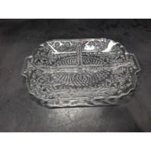 Indiana Glass Pineapple Floral Platter, Depression Glass Tray, 11.5&quot; X 7... - $224.87 MXN