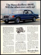 1974 Magazine Car Print Ad - MERCEDES BENZ 450SE, Blue A7 - £7.74 GBP