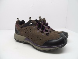 Merrel Women&#39;s Avian Light Leather Bracken Hiking Trail Shoe Brown/Purpl... - £25.53 GBP