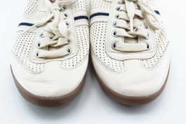 Ellen Degeneres Love Women Sz 6 M Beige Lace Up Fashion Sneakers Leather Shoe - £13.19 GBP