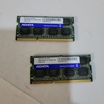 2 Sticks Of ADATA 4gb RAM Ddr3 Pc3-10600s-999 2rx8 Laptop Notebook Memory - $19.95