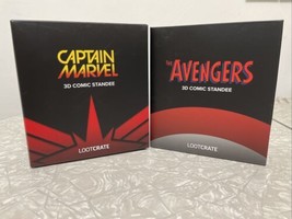 Lootcrate Avengers Lot  3D Comic Captain America Marvel Standee NIB. Exclusive - £19.15 GBP