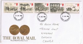 United Kingdom First Day Cover FDC Falkirk Royal Mail 1984 - $3.95