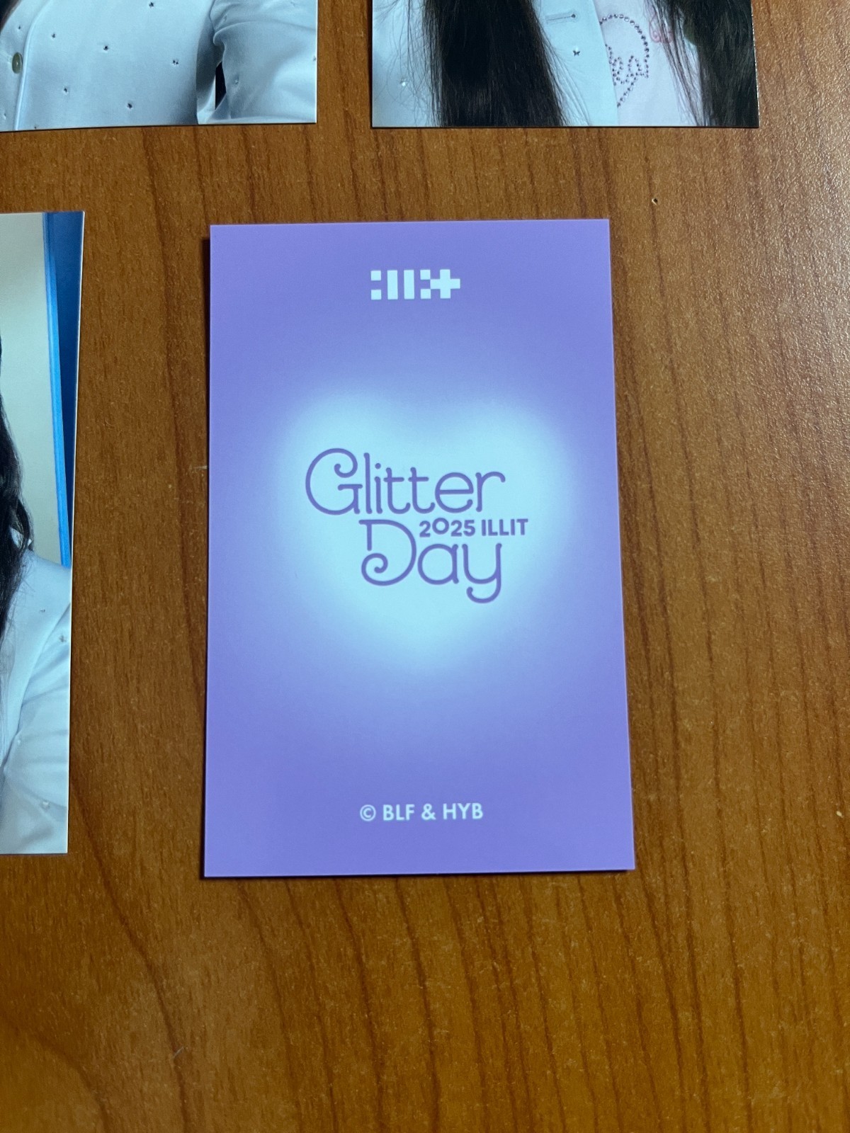 MOKA ILLIT Official T-Shirts Photocard Concert '2025 Glittery Day' Kpop Item image 2