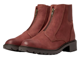 Cobb Hill Winter Center Zip Redwood Nubuck Water Resistant Women&#39;s Boots... - $67.45