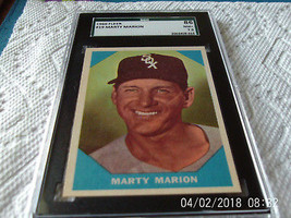 1960   FLEER   #  19    MARTY  MARION    SGC  86     BASEBALL  GREATS   !! - £51.10 GBP