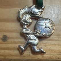 Cat in the Hat THING 1 HAVING A BALL silverplated ornament - $3.74
