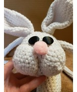 Crocheted White Bunny Rabbit Purse - £11.87 GBP