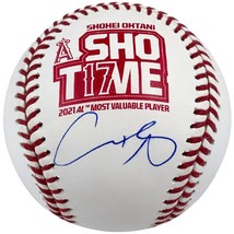 Shohei Ohtani Autographed Los Angeles Angels 2021 AL MVP Baseball MLB Do... - £1,836.18 GBP