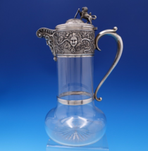 J. Grinsell &amp; Sons English Victorian Sterling Claret Wine Decanter Pitch... - $1,827.45 CAD