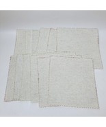 12 Cross-Stitch Embroidery Sewing Aida Cloth Panels Size Average About 7... - $9.89