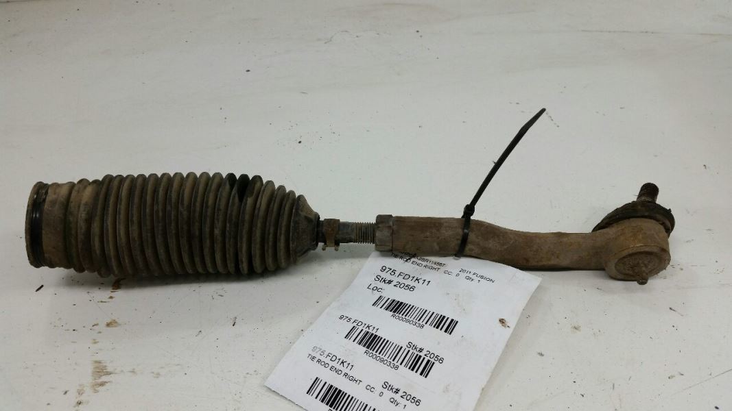 2011 Ford Fusion Steering Rack Pinion Tie Rod End W Boot Right Passenger... - $39.94