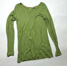 Juicy Couture Basic Green Long Sleeve Tshirt Size Small w Pocket - £13.18 GBP
