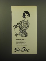 1960 Ship&#39;n Shore Fashion Advertisement - Tying the knot - £11.20 GBP