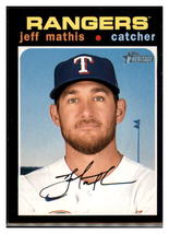 2020 Topps Heritage Jeff
 Mathis Texas Rangers Baseball Card NMBU1 - £1.31 GBP