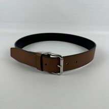 Michael Kors Mens Pebble Leather Jean Belt Brown-Size 32 - $29.99