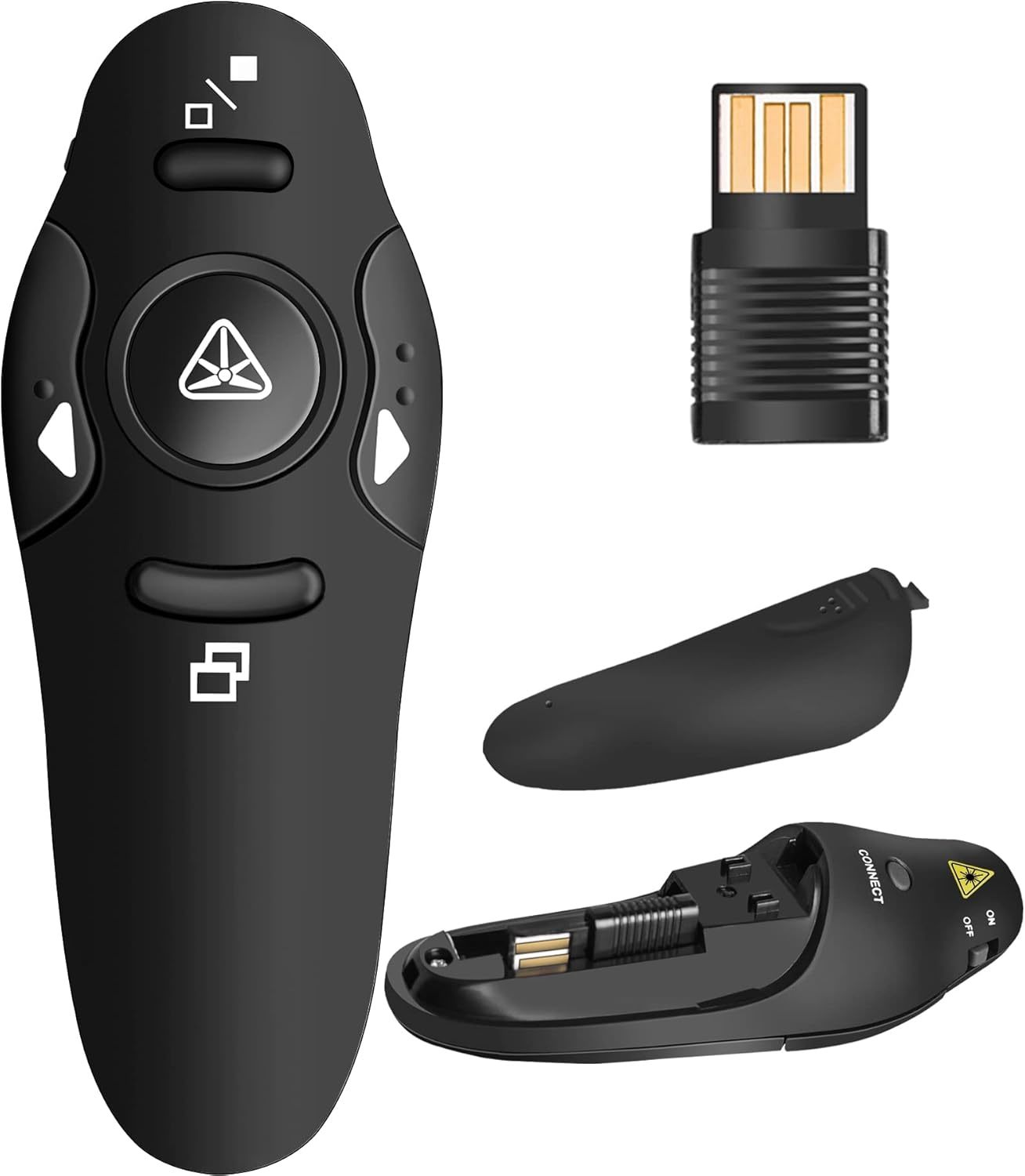 Presentation Clicker Wireless Presenter Remote, Rf 2.4Ghz Usb, Laptop. - $29.99