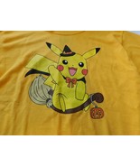Pokemon Pikachu Men&#39;s Short Sleeve T Shirt Yellow Halloween 2022 Cotton ... - £14.39 GBP
