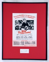 Red Buttons Signed Framed 16x20 ORIGINAL 1965 Your Cheatin Heart Ad Display - £102.86 GBP