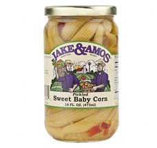 Jake &amp; Amos Pickled Sweet Baby Corn, 3-Pack 16 oz. Jars - £27.95 GBP