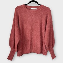 NWT ALTAR’D STATE mauve slouchy relaxed balloon sleeve sweater size larg... - $651.00 MXN