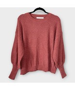 NWT ALTAR’D STATE mauve slouchy relaxed balloon sleeve sweater size larg... - €29,97 EUR