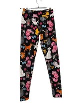 Disney Parks Cat Leggings Women Size XS Aristocats Chesire Simba Stretch Black - $18.43