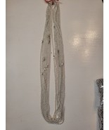 Silver Plated Ball Chain 27.5-28&quot; Dog Tag Bead Necklace 2.4mm Jewelry LO... - $278.24 MXN