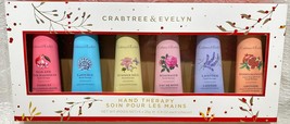 Crabtree &amp; Evelyn Hand Therapy 6-Pack (0.9 oz Each) (Summer Hill, La Source, Lav - £44.75 GBP