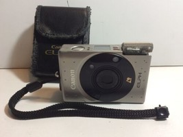 Canon Elph Point &amp; Shoot Film Camera w/ Case- Battery~~ WORKING - £16.05 GBP