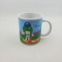 M&amp;M&#39;s Yellow And Green Baseball Basketball Sports Coffee Mug By Galerie 2002 - £6.65 GBP