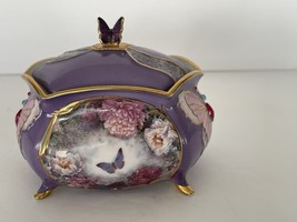A. Elliot Lena Liu’s Enchanted Wings Porcelain Music Box &quot;Wind Beneath M... - $24.61