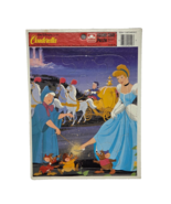 VINTAGE DISNEY GOLDEN FRAME TRAY PUZZLE CINDERELLA GLASS SLIPPER 12 PIECE - $10.39 CAD