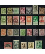 BELGIUM Sc# 32 // 218 Used 51 early stamps (1870-1930) Postage - €5,82 EUR