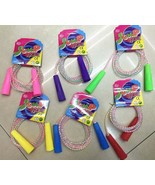 6 DELUXE RAINBOW 7 FOOT JUMP ROPE toys TY422 kids exercise jumping rope ... - $234.18 MXN