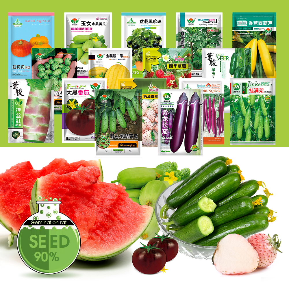 Harvest Seeds Bundle Vegetable Fruit Melon And Tomato Combo #001 Fresh U... - $27.80
