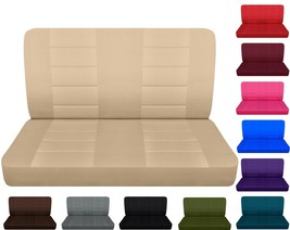 Front bench seat covers fits 1980-1991 Chevy/GMC Suburban 12 colors - £64.25 GBP