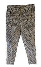 Lisette Women's Knit Pants White/Blue Patterned Size 4 - $14.24