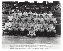 1933 WASHINGTON SENATORS 8X10 TEAM PHOTO MLB BASEBALL PICTURE - $4.94