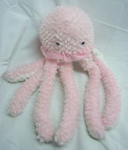 Manhattan Toy Soft Light Pink Jellyfish 13" Plush Stuffed Animal Toy Sea Ocean - $16.34
